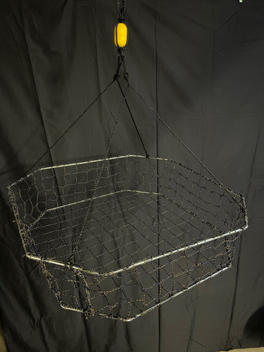 Crackpots’ hexagonal shaped crab drop nets